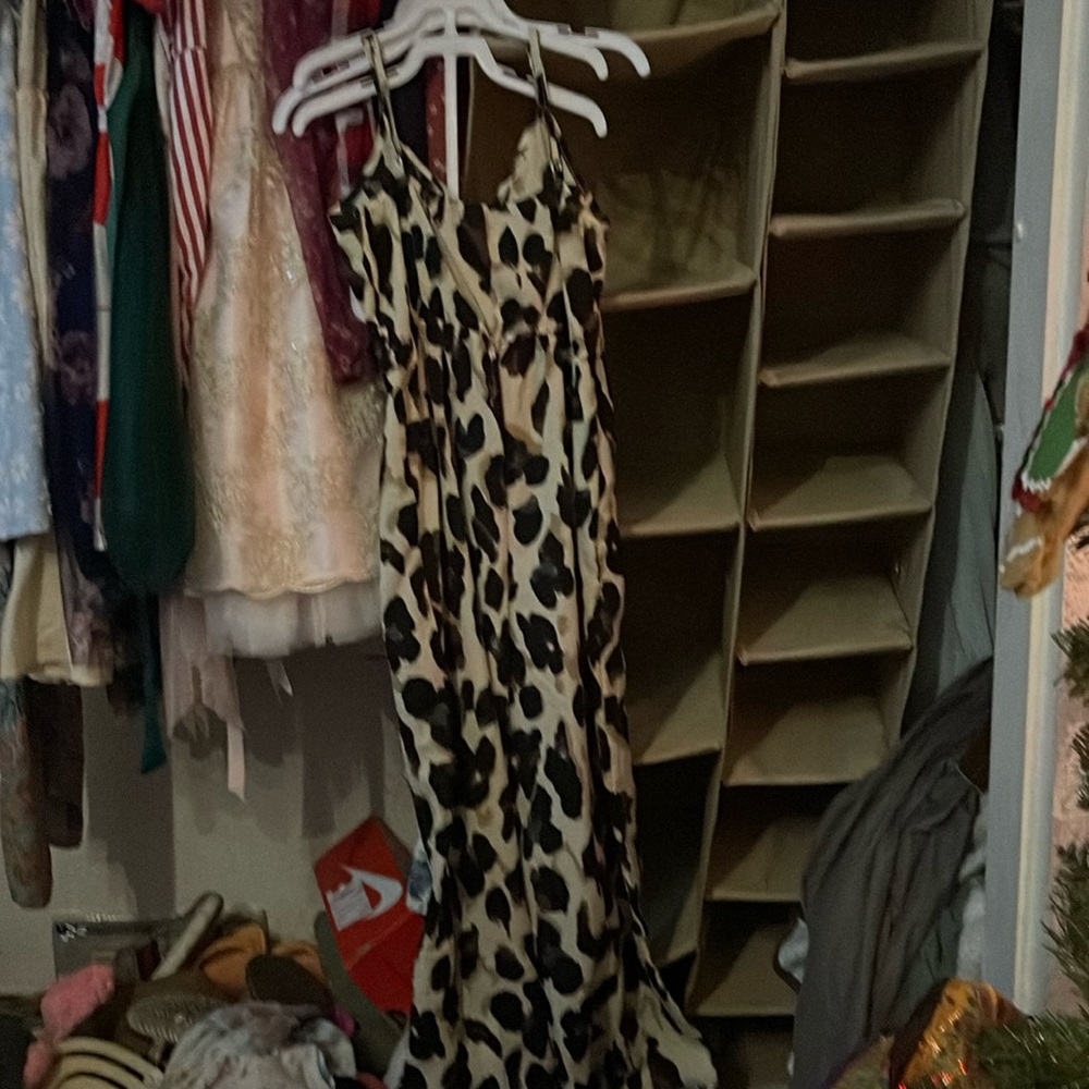 Tiger printed romper